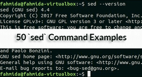 50 `sed` Command Examples