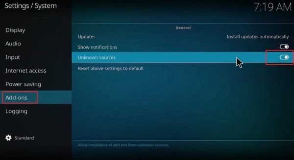 install exodus on kodi