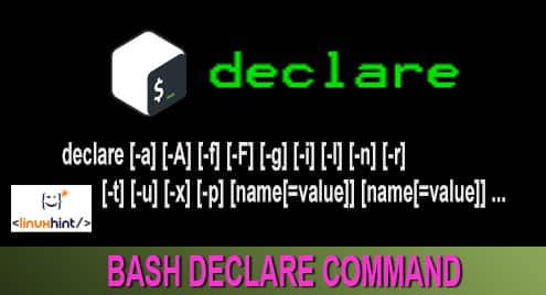 Bash declare command