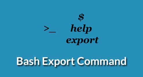 Bash Export Command