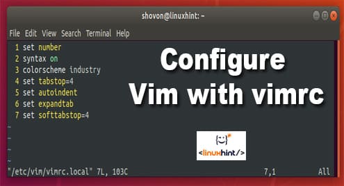 Configure Vim with vimrc