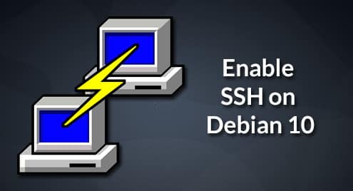 Enable SSH on Debian 10