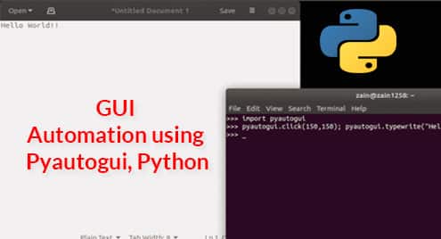 GUI Automation using Pyautogui, Python