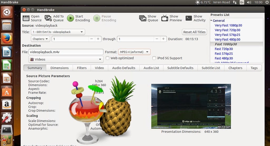 How to install Handbrake 1.0.7 Video Transcoder on Linux