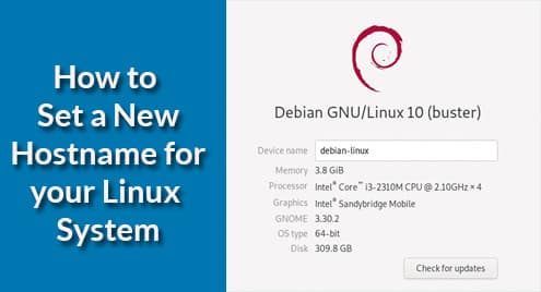 How to Set a New Hostname for your Linux System