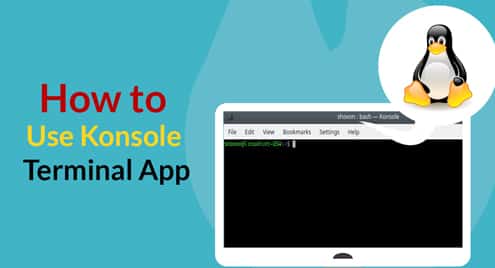 How to Use Konsole Terminal App