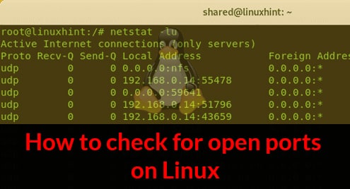 How to check for open ports on Linux