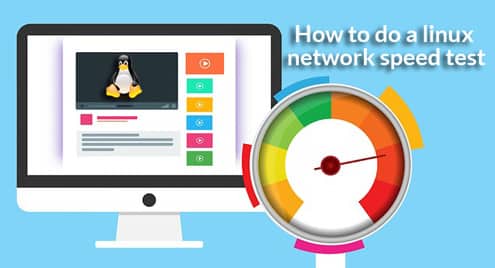 How to do a linux network speed test