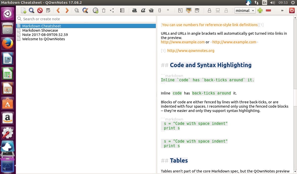 QOwnNotes – NotePad Text Editor with ownCloud Support