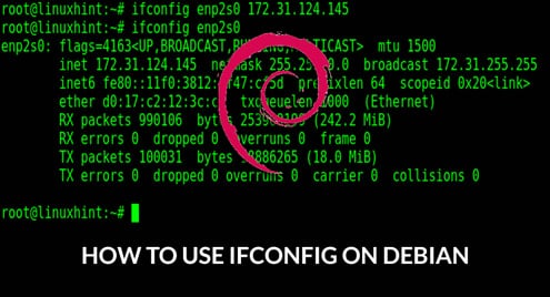 How to use IFCONFIG on Debian