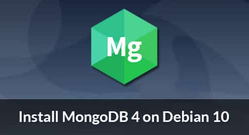 Install MongoDB 4 on Debian 10