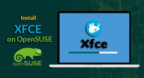 Install XFCE on OpenSUSE