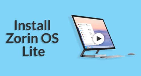 Install Zorin OS Lite