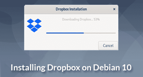 Installing Dropbox on Debian 10