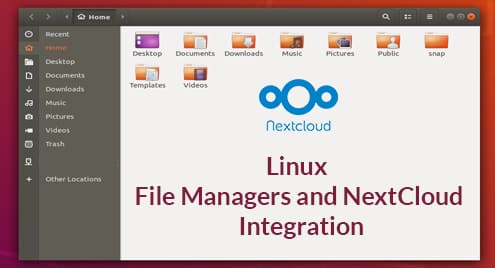 Linux File Managers and NextCloud Integration