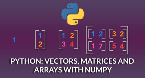 Python: Vectors, Matrices and Arrays with NumPy