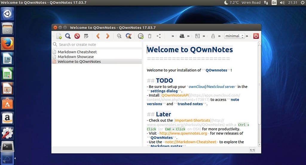 QOwnNotes 17.03.7 released, Install QOwnNotes on Linux