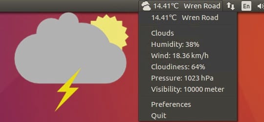 How to install the Elegant Simple Weather Indicator 0.9 for Linux