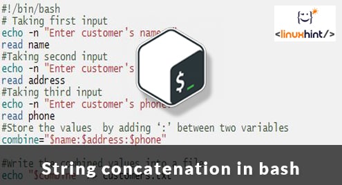 String concatenation in bash