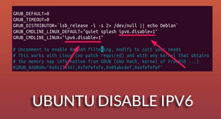 Ubuntu Disable IPv6