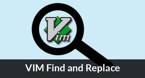 VIM Find and Replace