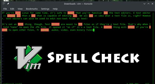 VIM Spell Check