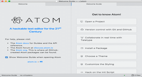 Working with JSON Documents in ATOM editor