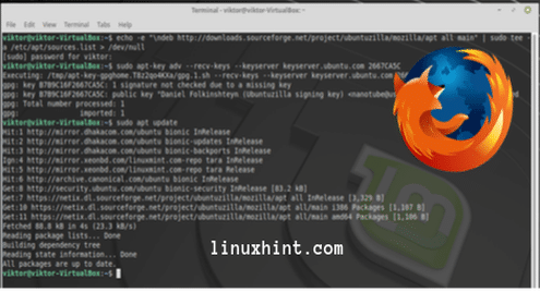Getting the Latest Version of Firefox on Linux Mint 19