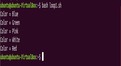 BASH For Loop Examples