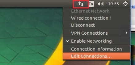 change from DHCP to Static IP Address