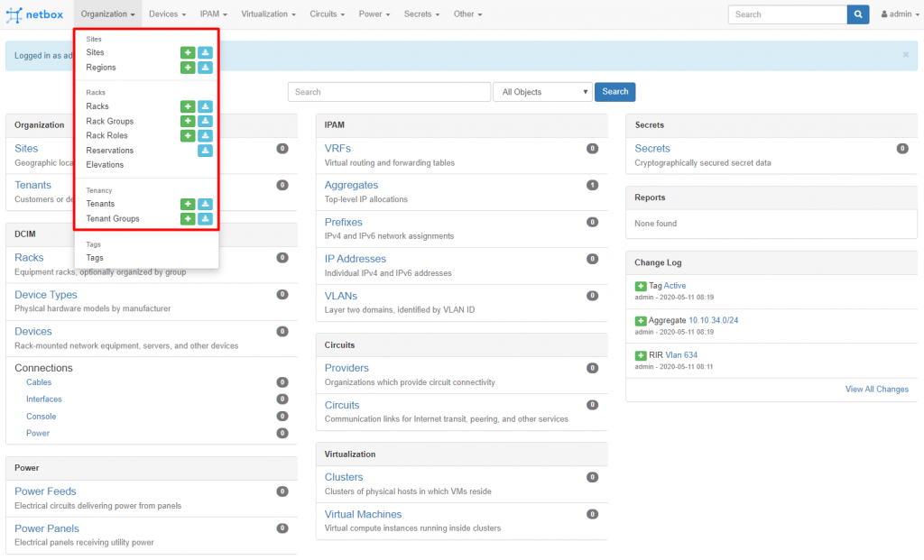 [Netbox] [Phần 2] Hướng dẫn tạo Organization trên Netbox