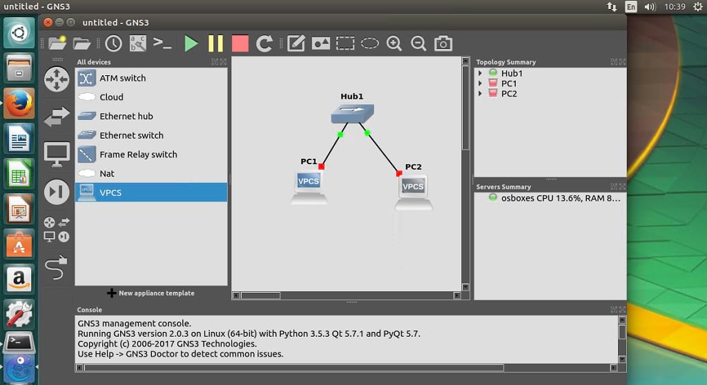 How to install GNS3 2.0 on Ubuntu, Debian, Arch Linux, Fedora