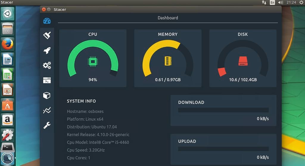 Install Stacer – Linux System Optimizing Tool on Ubuntu & Fedora