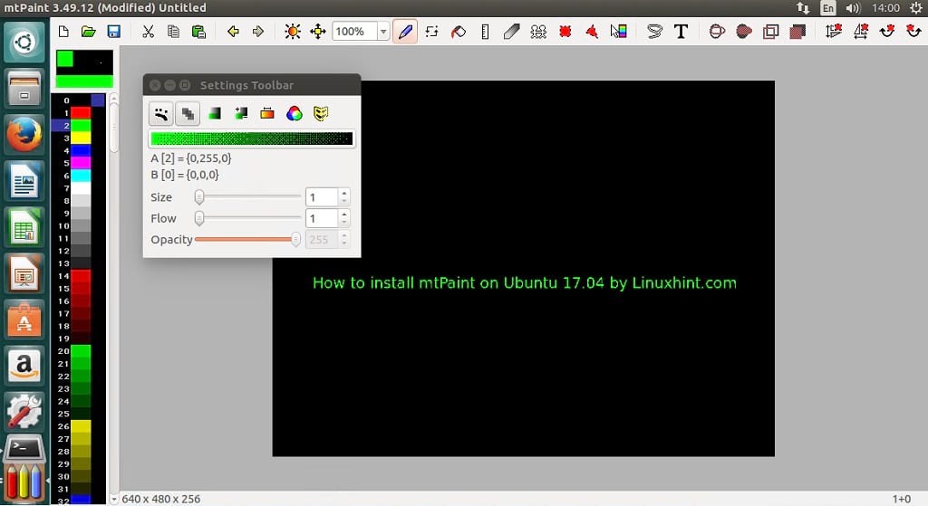 mtPaint Graphic Editor – Alternative to MSPaint for Linux OS