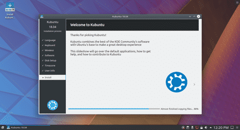 How to Install Kubuntu 18.04 LTS